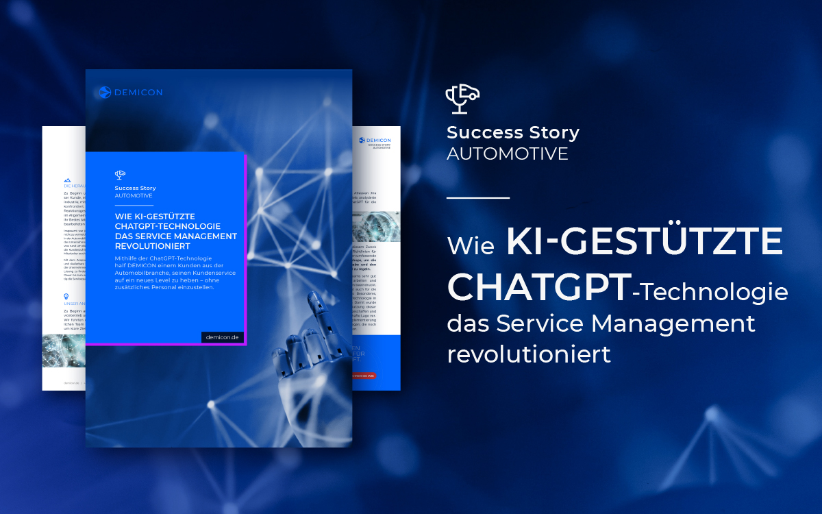 Revolutionierung des Servicemanagements durch KI-gestützte ChatGPT - Technologie