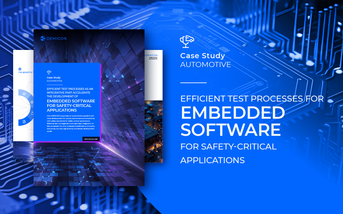Efficient Test Processes for Embedded Software in Safety-Critical Applications