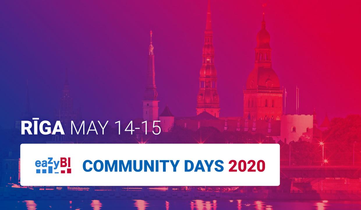 eazyBI Community Days 2020 - Join us in Riga!