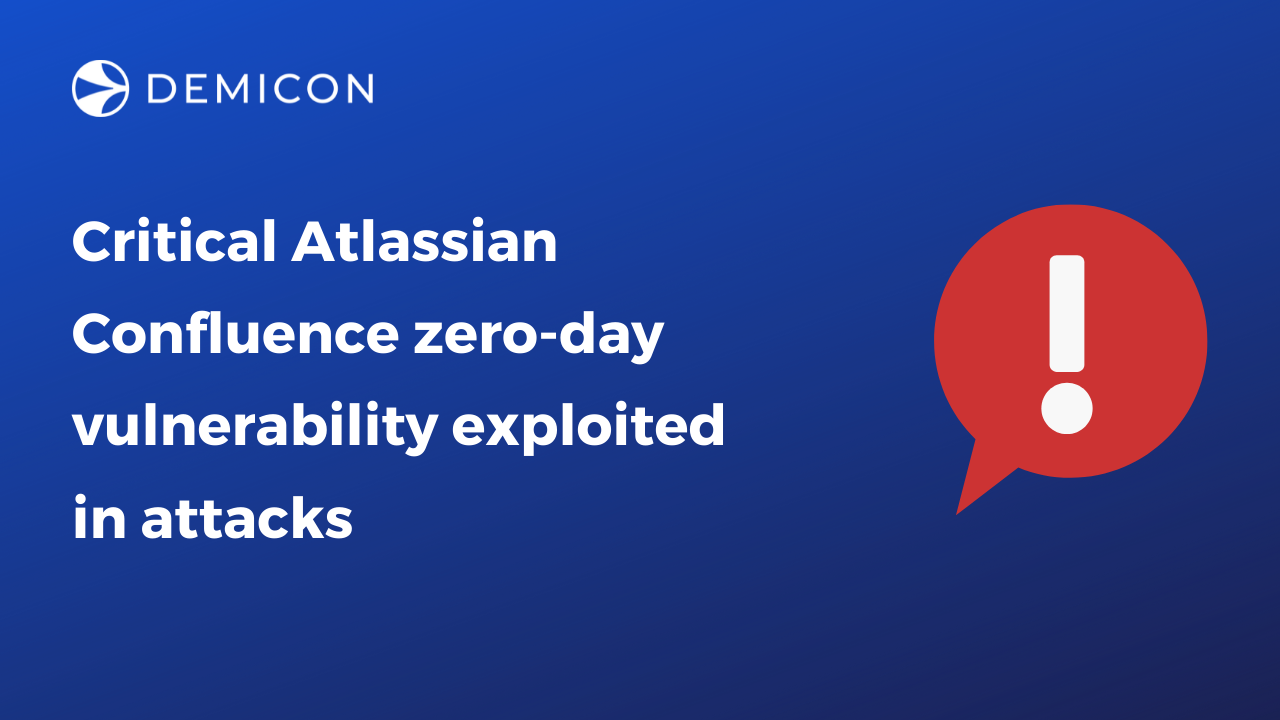 Critical Atlassian Confluence zero-day vulnerability exploited in attacks